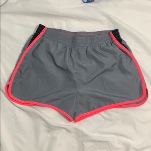 🌈 Gray, Black & Pink Athletic Shorts